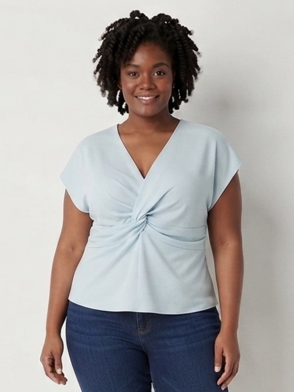 Sam And Jess Womens V Neck Blouse